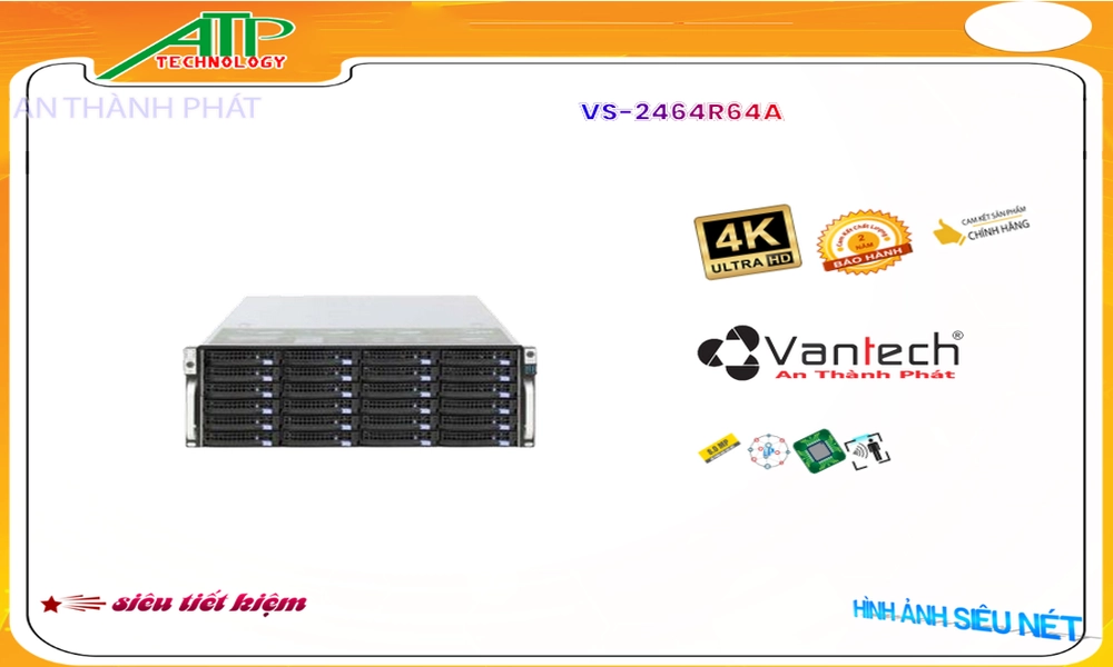 Server Phân Tích Vantech VS-2464R64A,thông số VS-2464R64A,VS 2464R64A,Chất Lượng VS-2464R64A,VS-2464R64A Công Nghệ