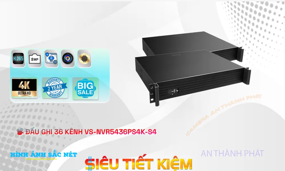 Đầu Ghi Visioncop VS-NVR5436PS4K-S4