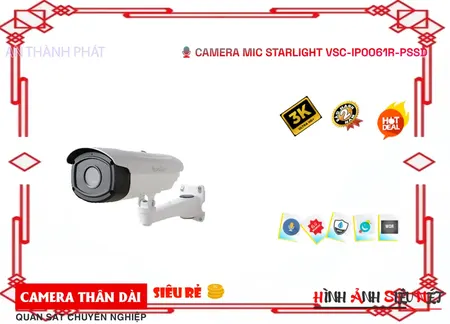 Camera Visioncop VSC-IP0061R-PSSD Camera Visioncop VSC-IP0061R-PSSD