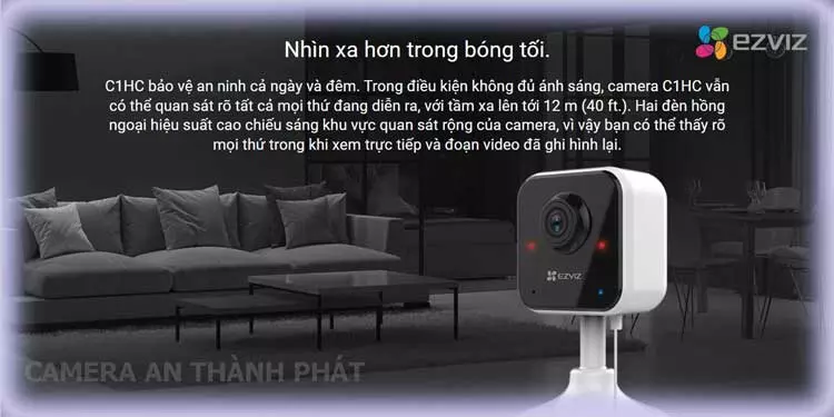 Camera EZVIZ CS C1HC E0 1E2WF