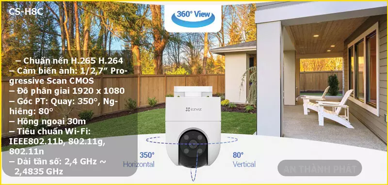 CAMERA WIFI EZVIZ CS-H8C