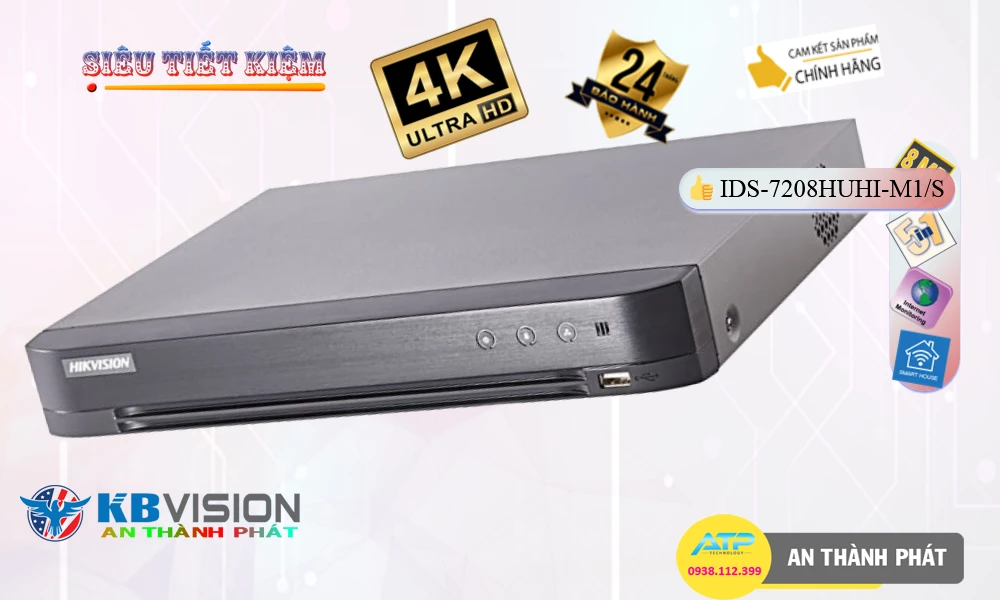 Đầu Ghi Camera iDS-7208HUHI-M1/S Hãng Ruijie Giá rẻ Đầu Ghi Camera iDS-7208HUHI-M1/S Hãng Ruijie Giá rẻ