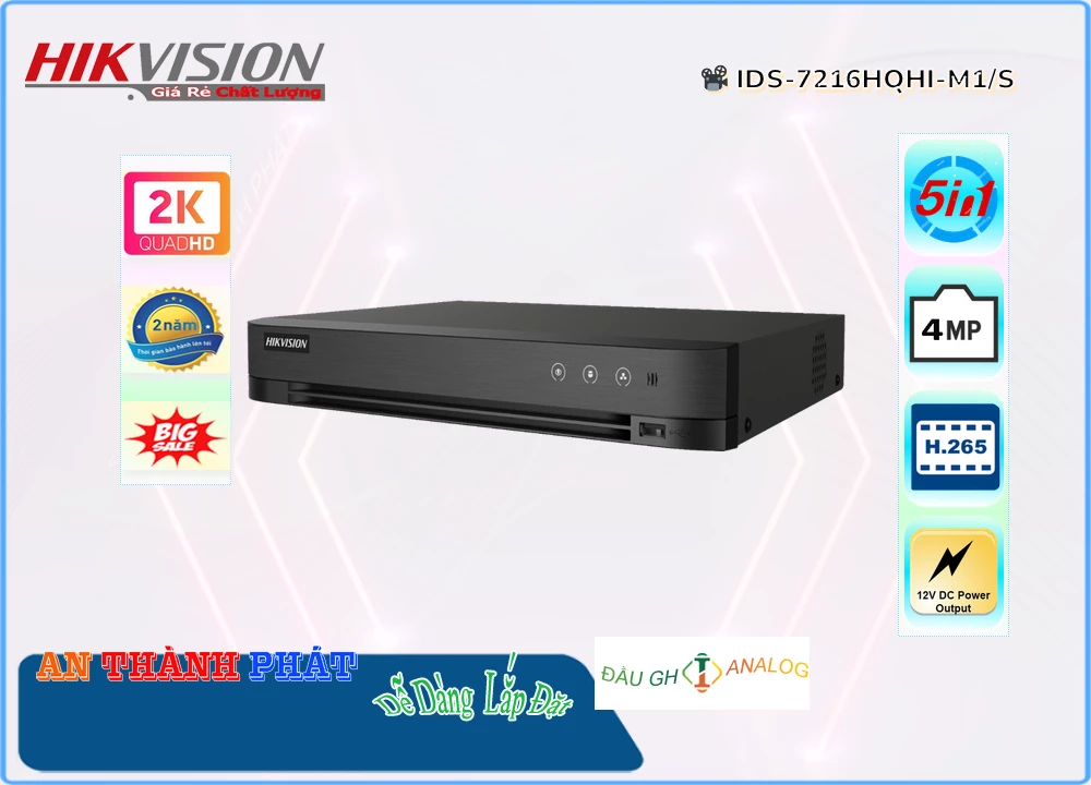 Đầu ghi 16 Kênh Hikvision iDS-7216HQHI-M1/S,iDS-7216HQHI-M1/S Giá rẻ, Đầu Ghi Camera  iDS-7216HQHI-M1/S Giá rẻ nhất,iDS-7216HQHI-M1/S HD  Tốt nhất,iDS-7216HQHI-M1/S Chiết khấu cao,Bán Sỉ iDS-7216HQHI-M1/S Ultra 2k 4.0 megapixel ,cửa hàng bán iDS-7216HQHI-M1/S,iDS-7216HQHI-M1/S Giá rẻ,iDS-7216HQHI-M1/S Giá rẻ nhất