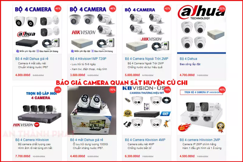 Lắp Đặt Camera Quan Sát Tại Hóc Môn