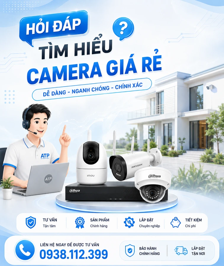 Hỏi đáp về lắp camera giá rẻ
