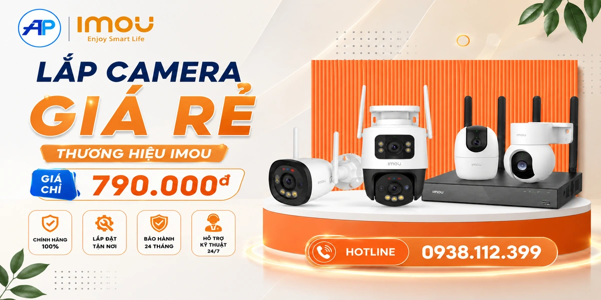 lắp camera giá rẻ thương hiệu Imou